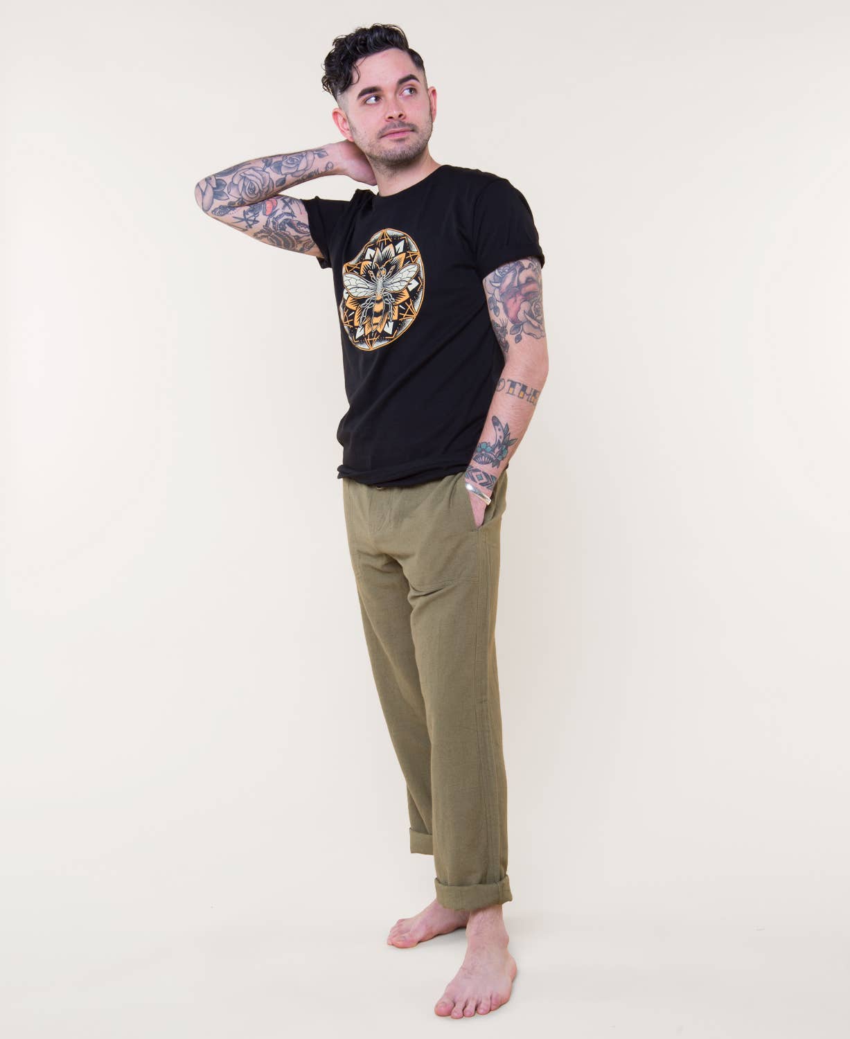 Bee Mandala Organic T-Shirt