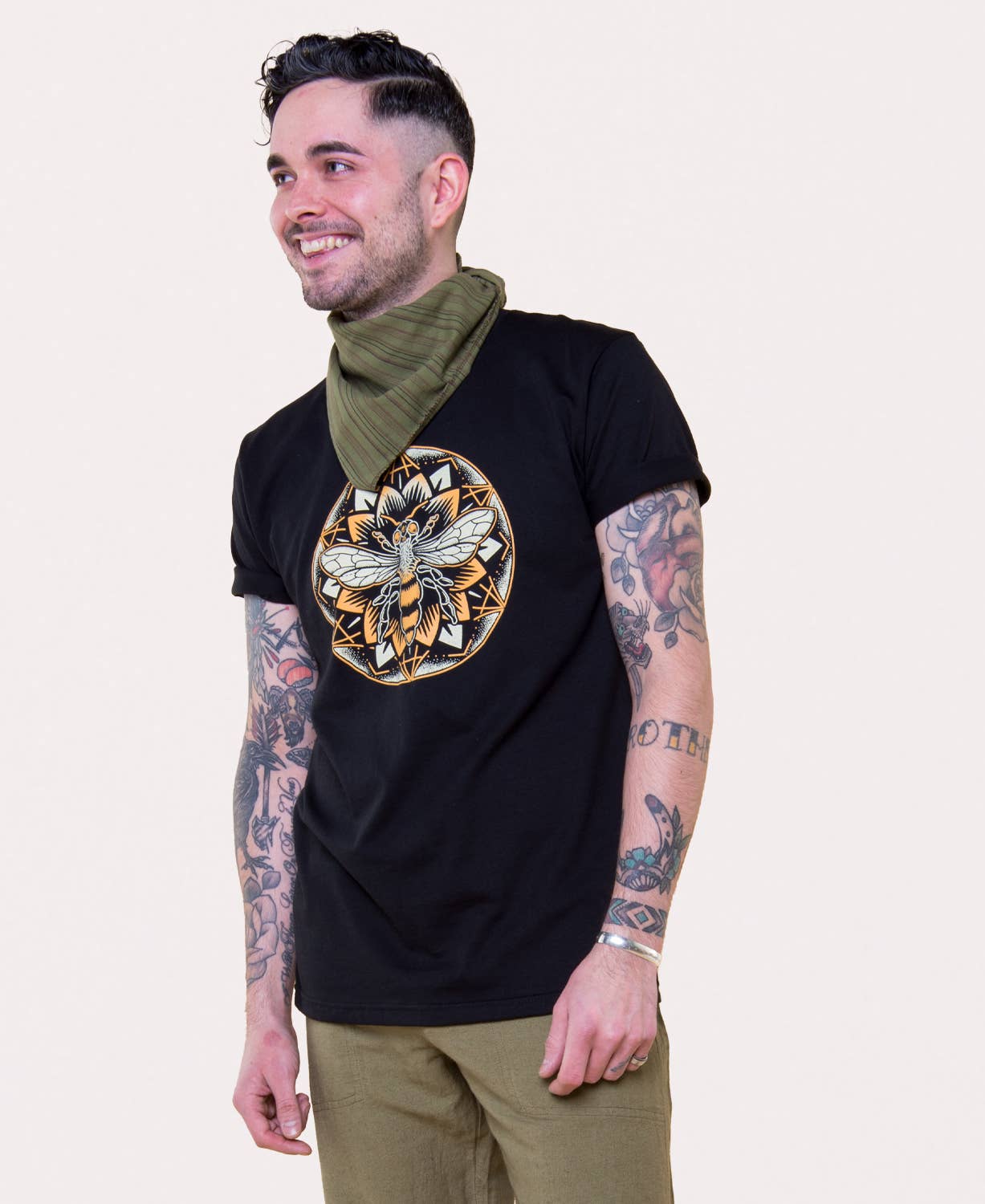Bee Mandala Organic T-Shirt