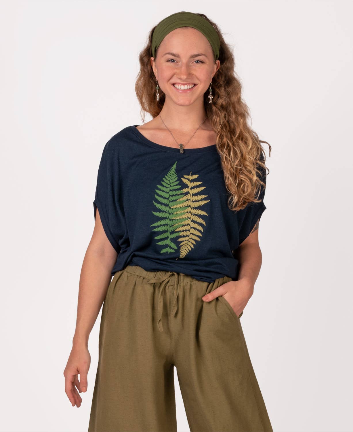 Ferns Bamboo Dolman Top