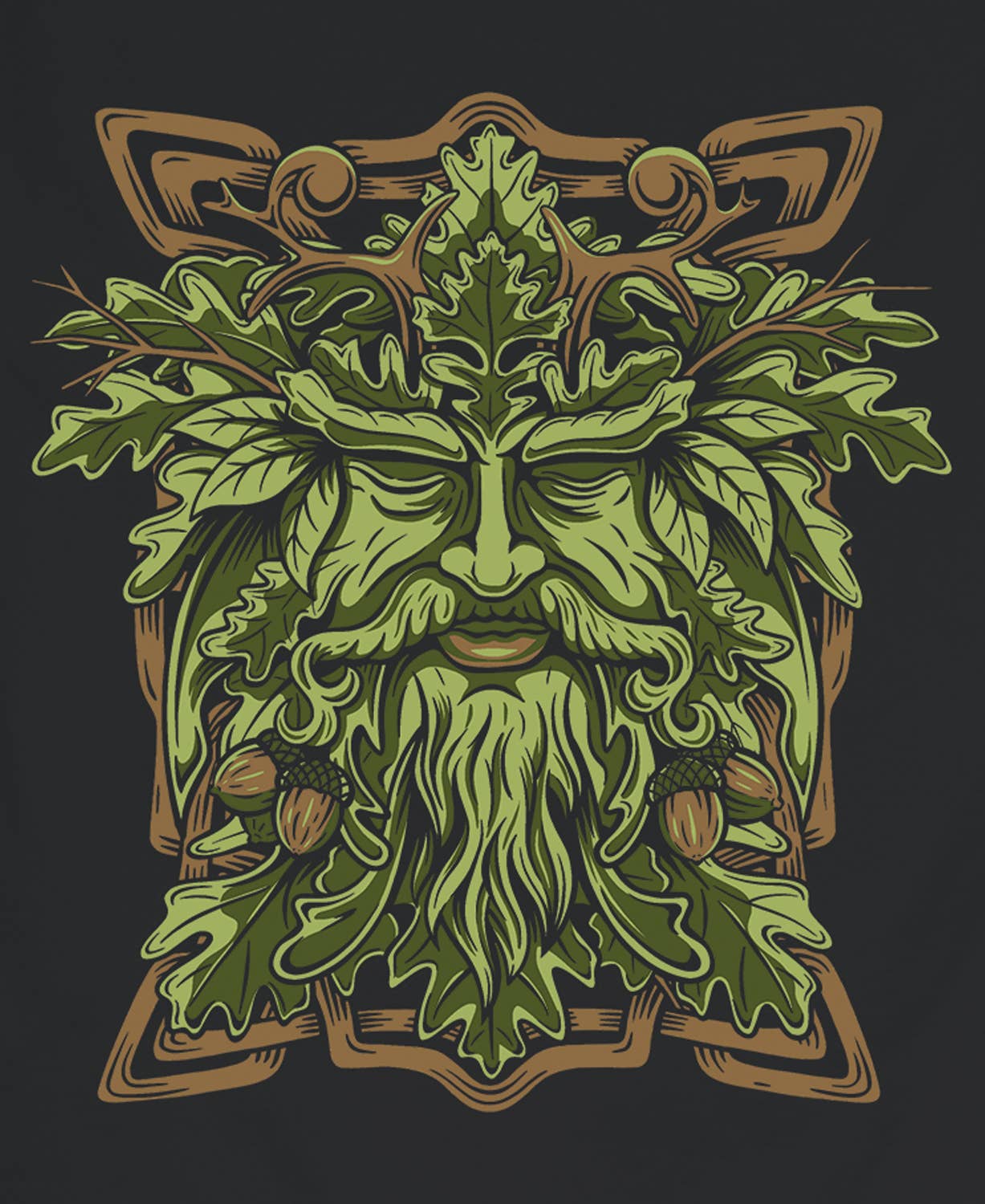 Green Man Organic T-Shirt