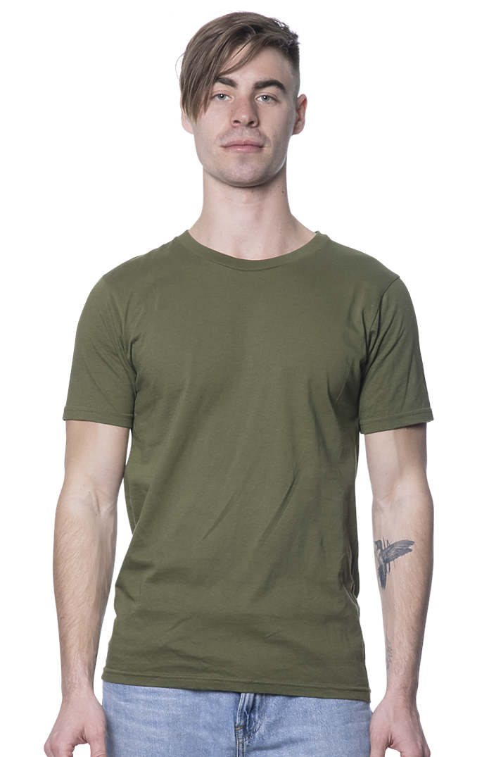 Short sleeved t-shirt in Moss