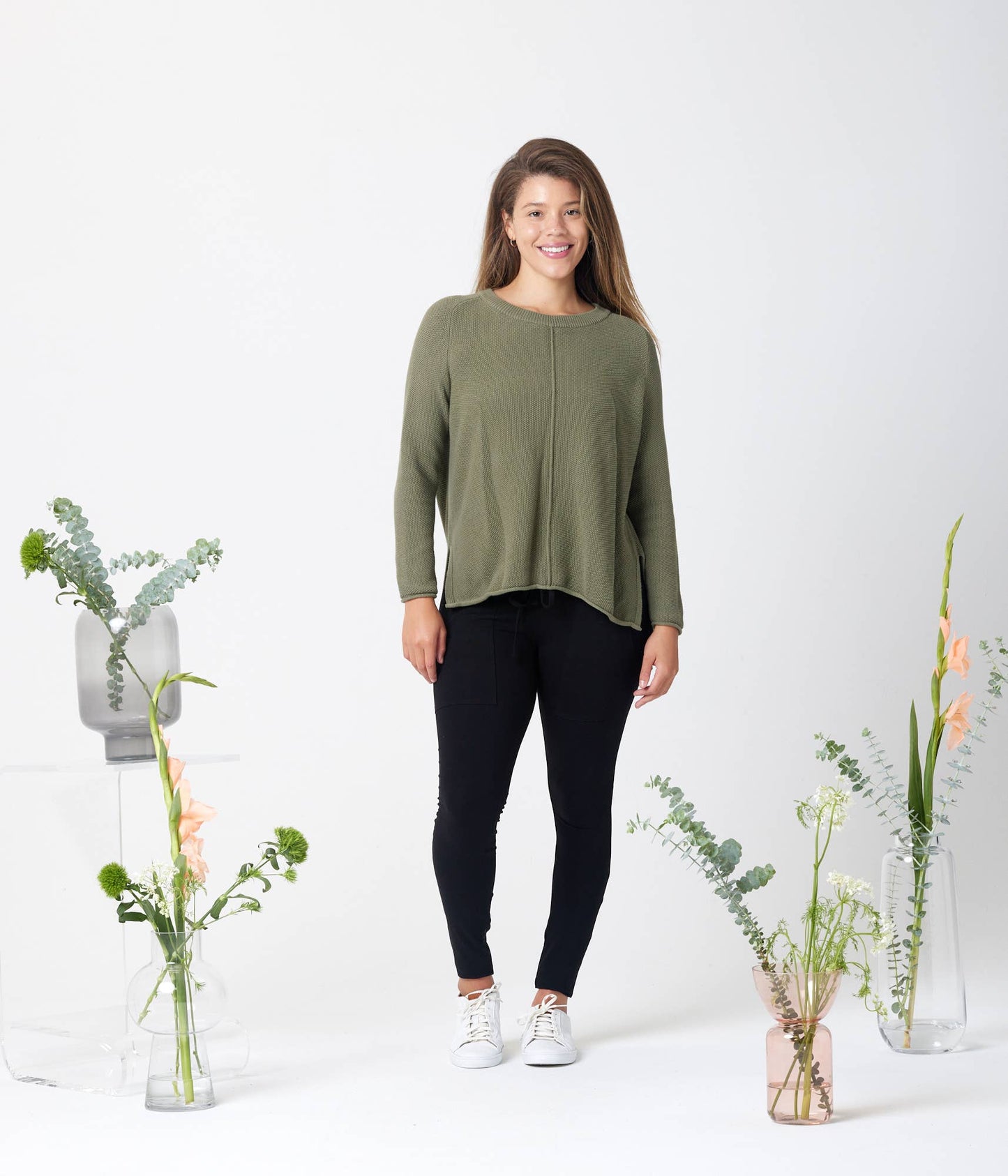 Solstice Sweater in Green by Known Supply