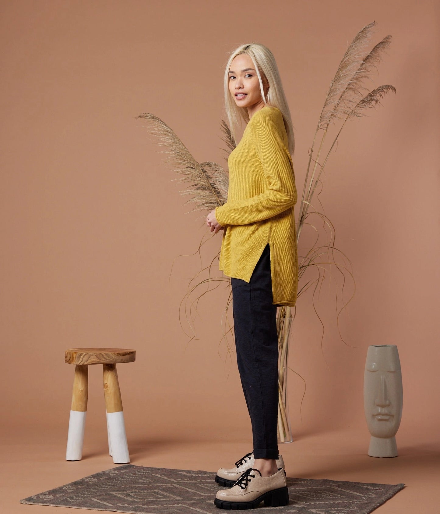 Solstice Sweater in Dijon by Known Supply
