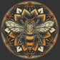 Bee Mandala Organic T-Shirt