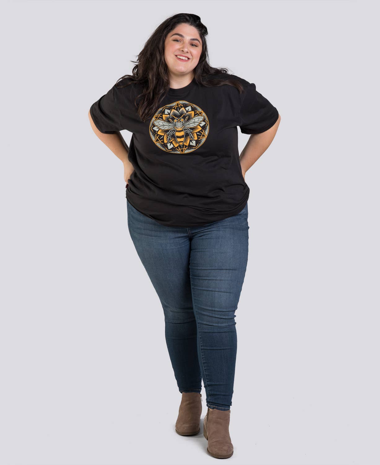 Bee Mandala Organic T-Shirt
