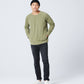 Pocket crewneck sweatshirt in Army Green