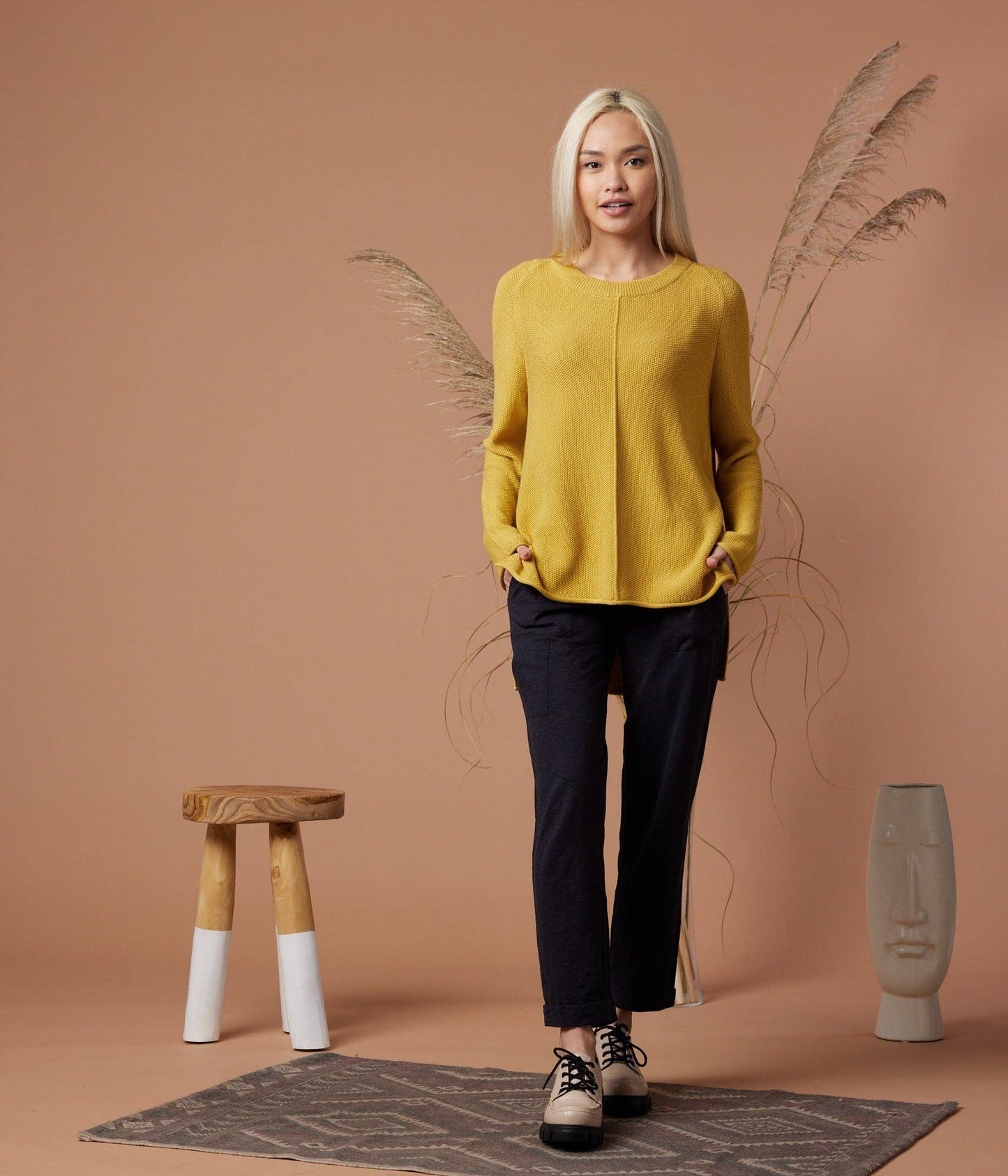 Solstice Sweater in Dijon by Known Supply
